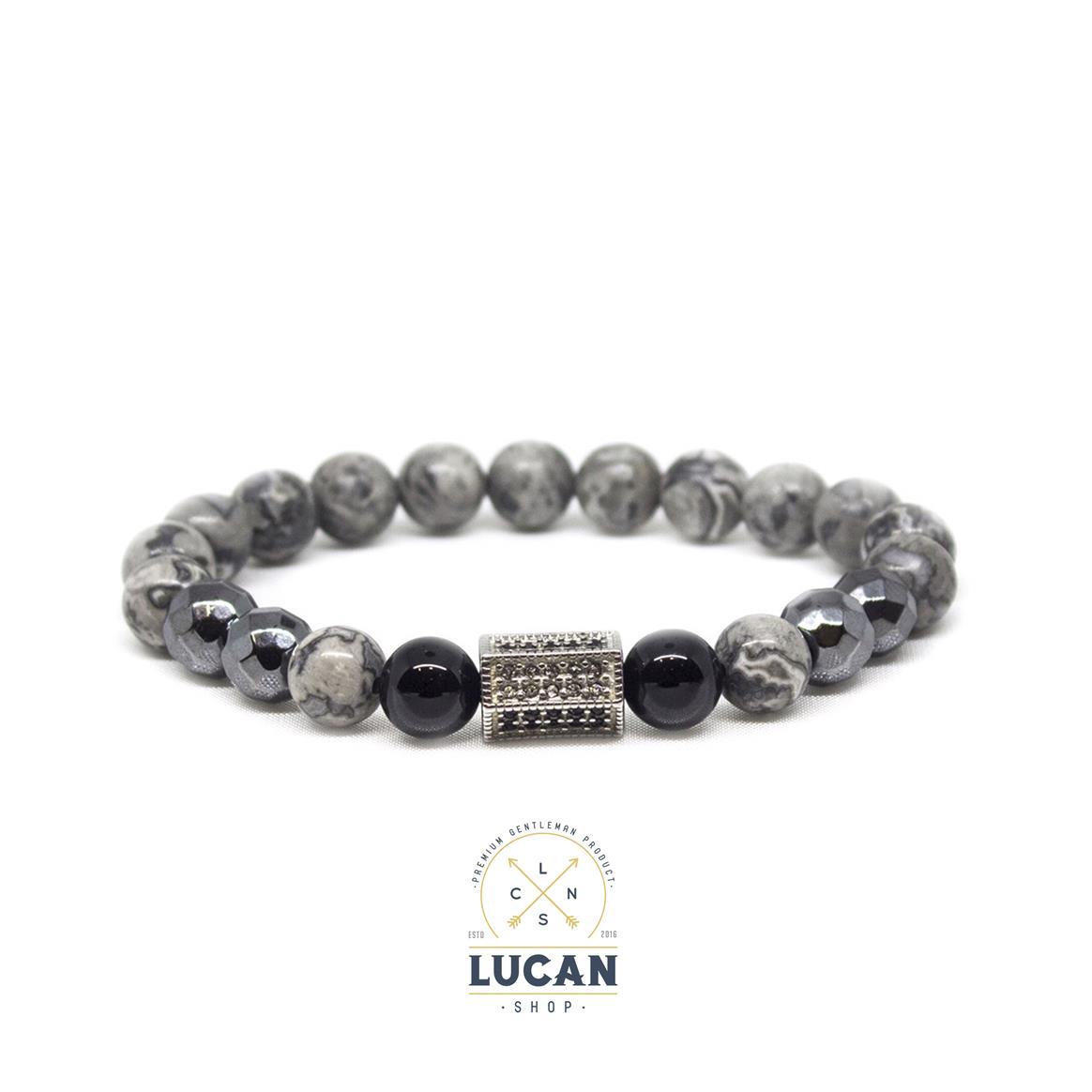 17- Bruneon Beads-2 Gelang Pria Gelang Kulit Gelang