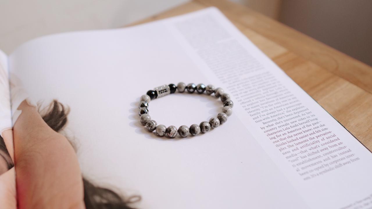 17-Bruneon Beads-3 Gelang Pria Gelang Kulit Gelang