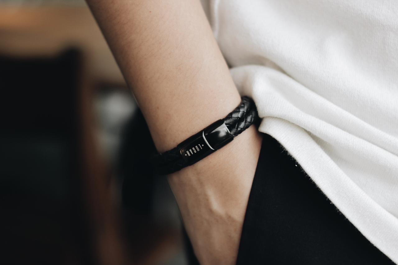 31-All Black Tleat-1 Gelang Pria Gelang Kulit Gelang blank